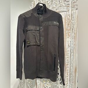 G-Star Brown zip sweater